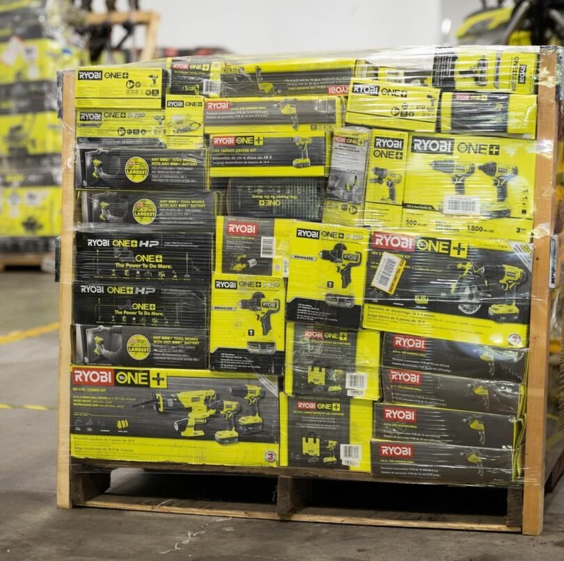 Bulk Ryobi Cordless Tool Pallets