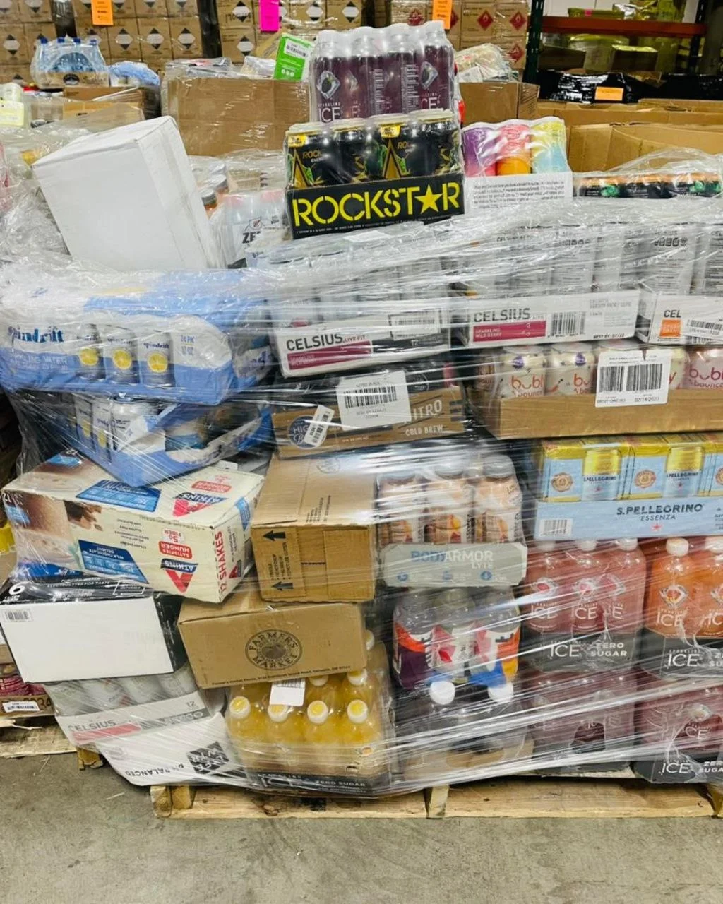 Beverage Liquidation Pallets